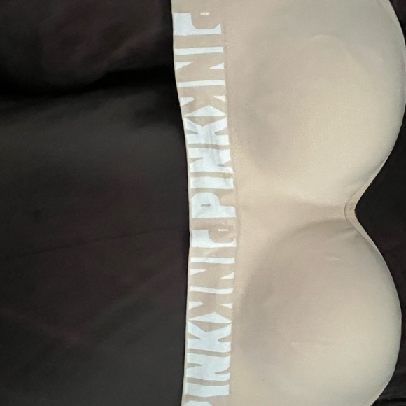 Pink Cool and Comfy Strapless Bra Size Large Nude - Picture 6 of 7
